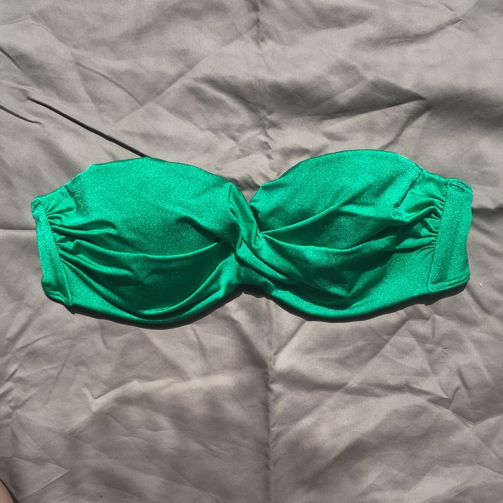 Emerald green Bikini top